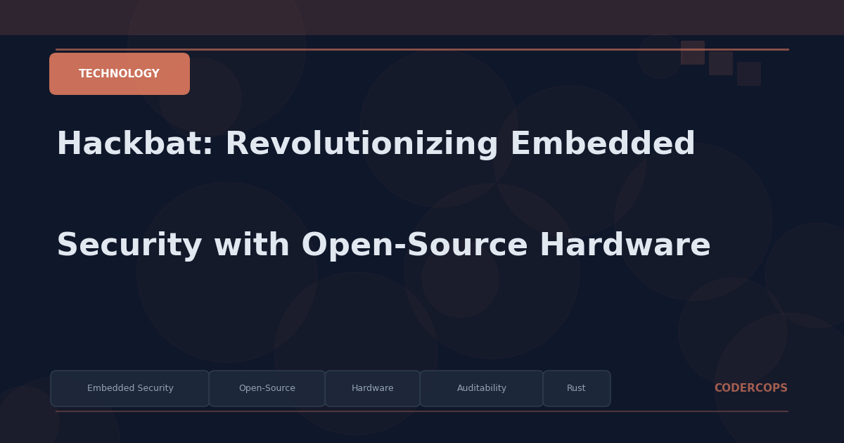 Hackbat: Revolutionizing Embedded Security with Open-Source Hardware