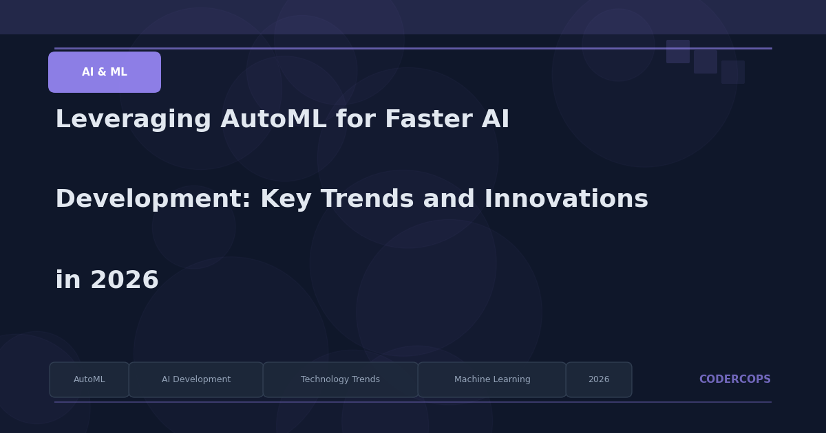 Leveraging AutoML for Faster AI Development: Key Trends and Innovations in 2026