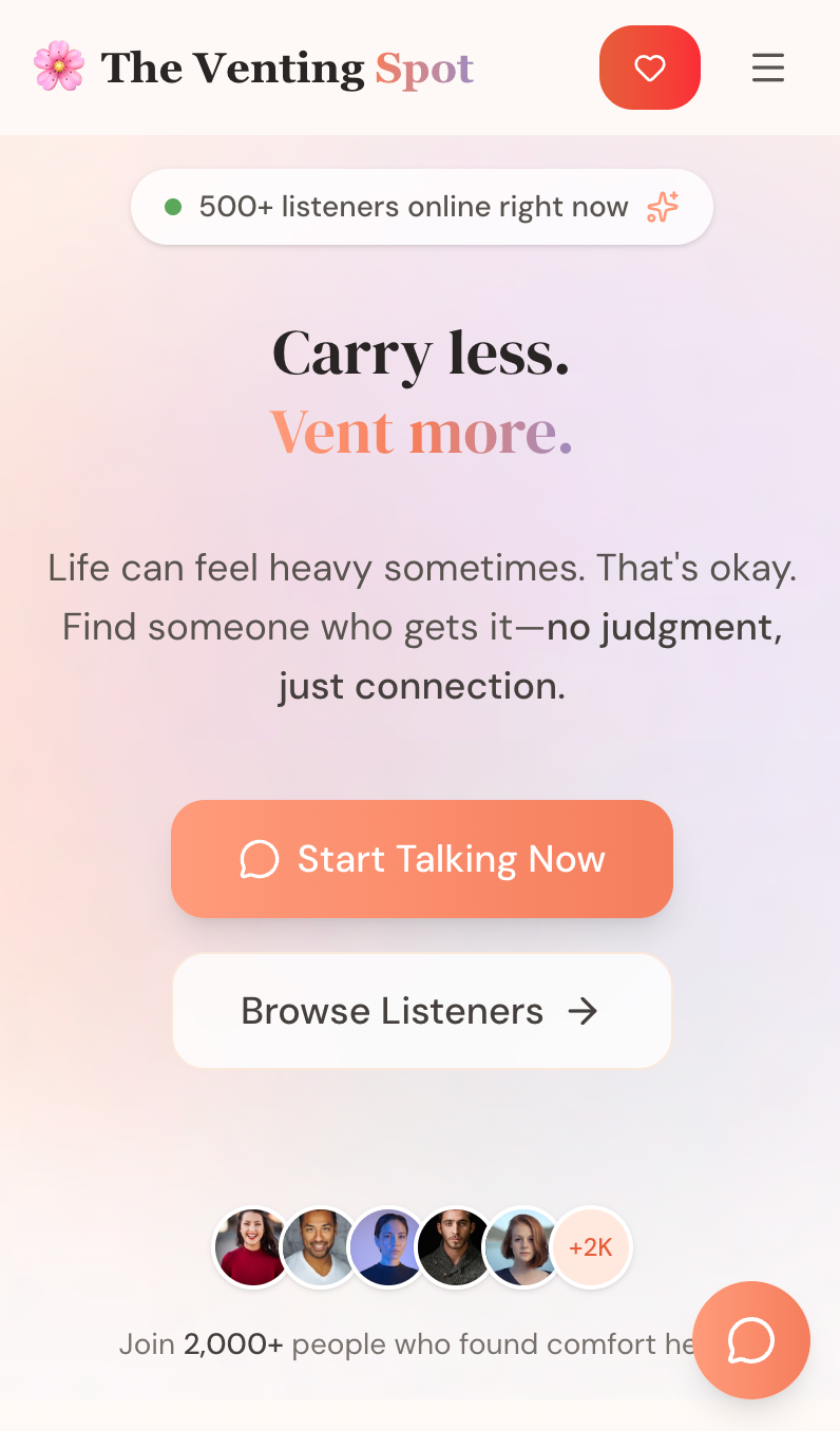 Mobile app interface